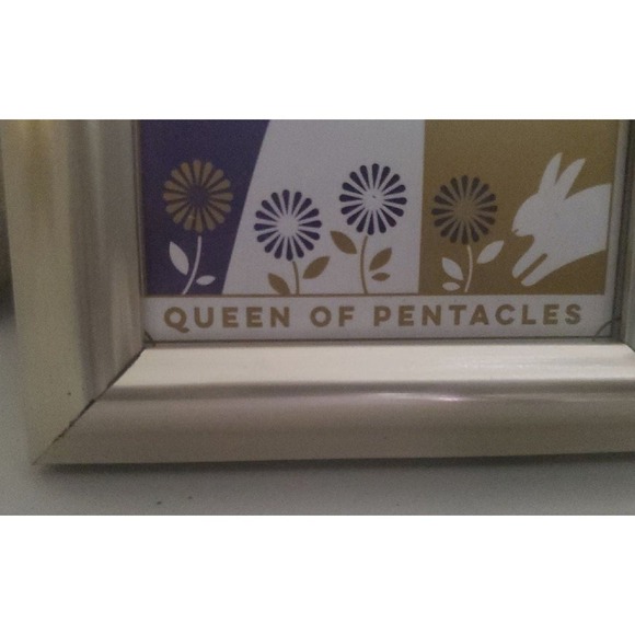 Queen of Pentacles tarot card framed art - Picture 6 of 10